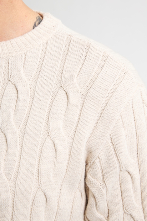 Petrol Industries beige heren trui | Close up