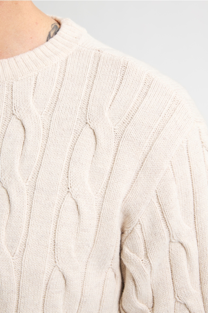 Petrol Industries beige heren trui | Close up