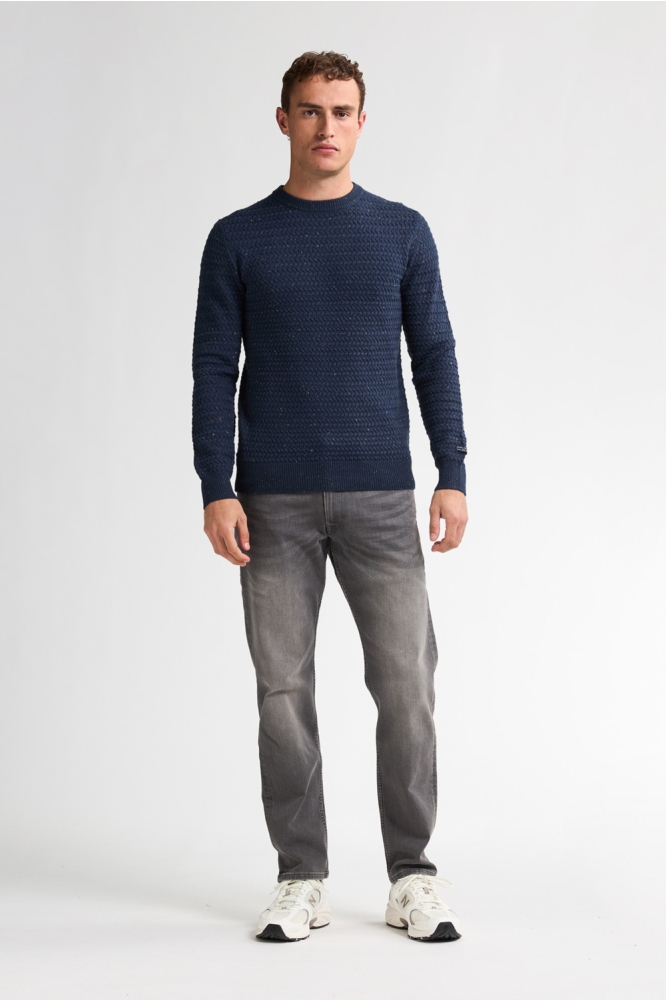 Petrol Industries blauwe heren trui | Model