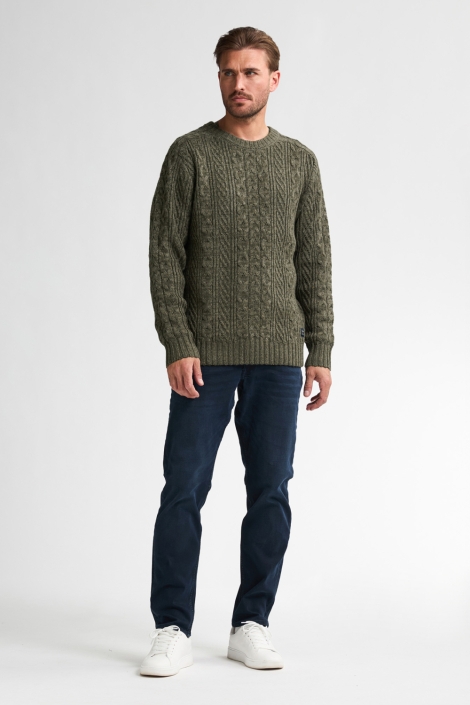 Petrol Industries groene heren trui | Model