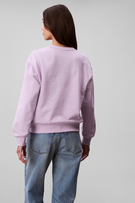Calvin Klein roze dames sweater | Model achteraanzicht