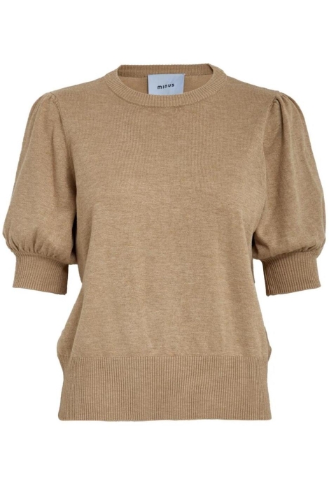 Minus beige dames trui | Vooraanzicht