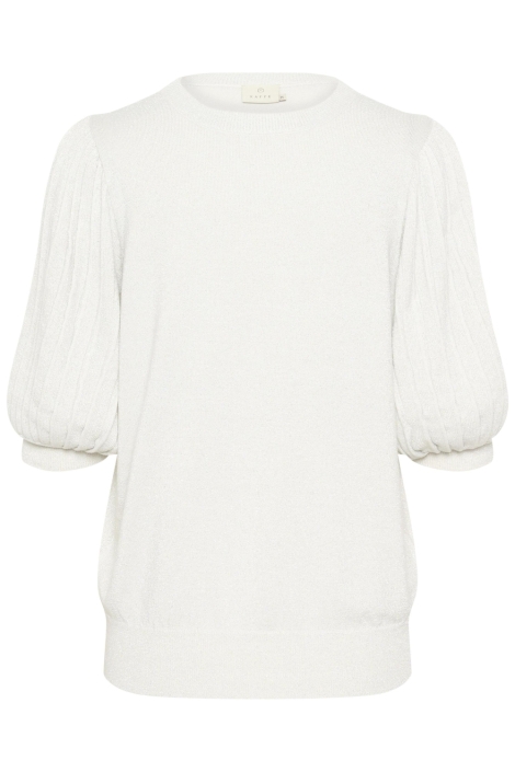 Kaffe zilveren dames trui | Vooraanzicht