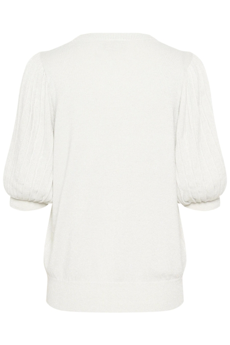 Kaffe zilveren dames trui | Achteraanzicht