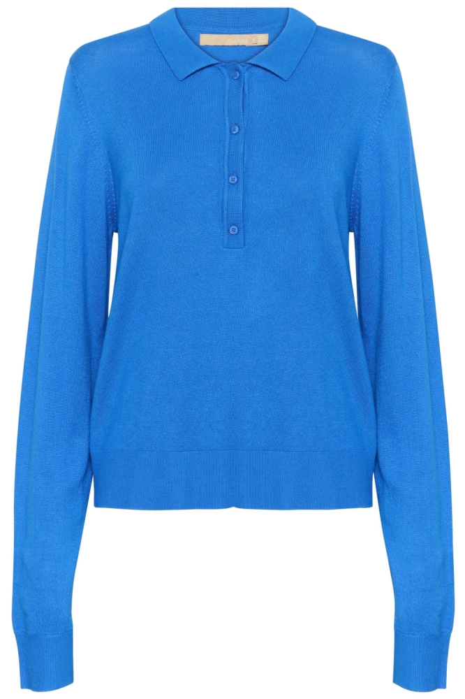 Culture blauwe dames trui | Vooraanzicht