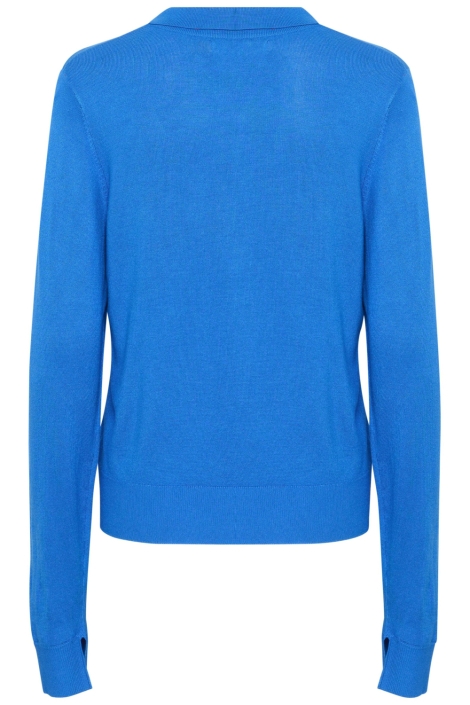 Culture blauwe dames trui | Achteraanzicht