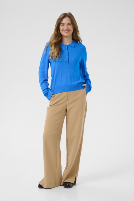 Culture blauwe dames trui | Model