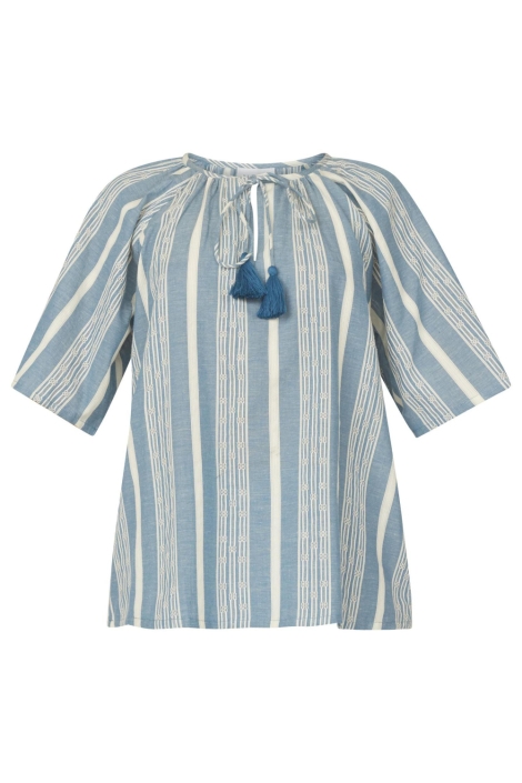 SisterS point blauwe dames t-shirt | Vooraanzicht