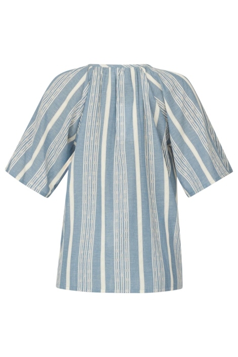 SisterS point blauwe dames t-shirt | Achteraanzicht