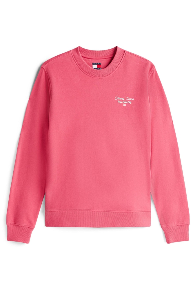 Tommy Jeans roze dames sweater | Vooraanzicht