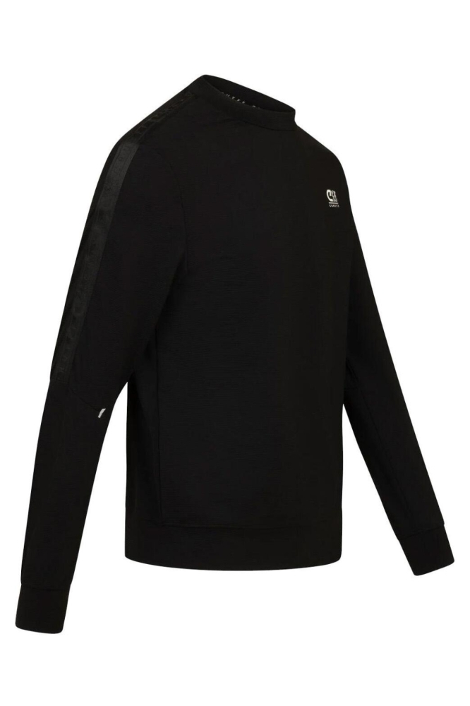 Cruyff zwarte heren sweater | Zijaanzicht
