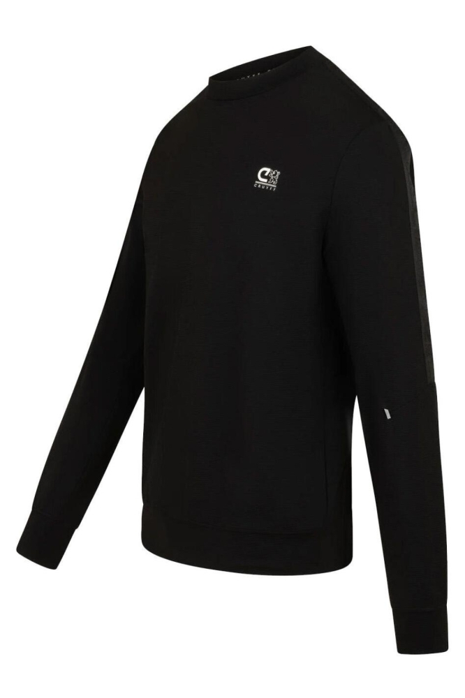 Cruyff zwarte heren sweater | Zijaanzicht