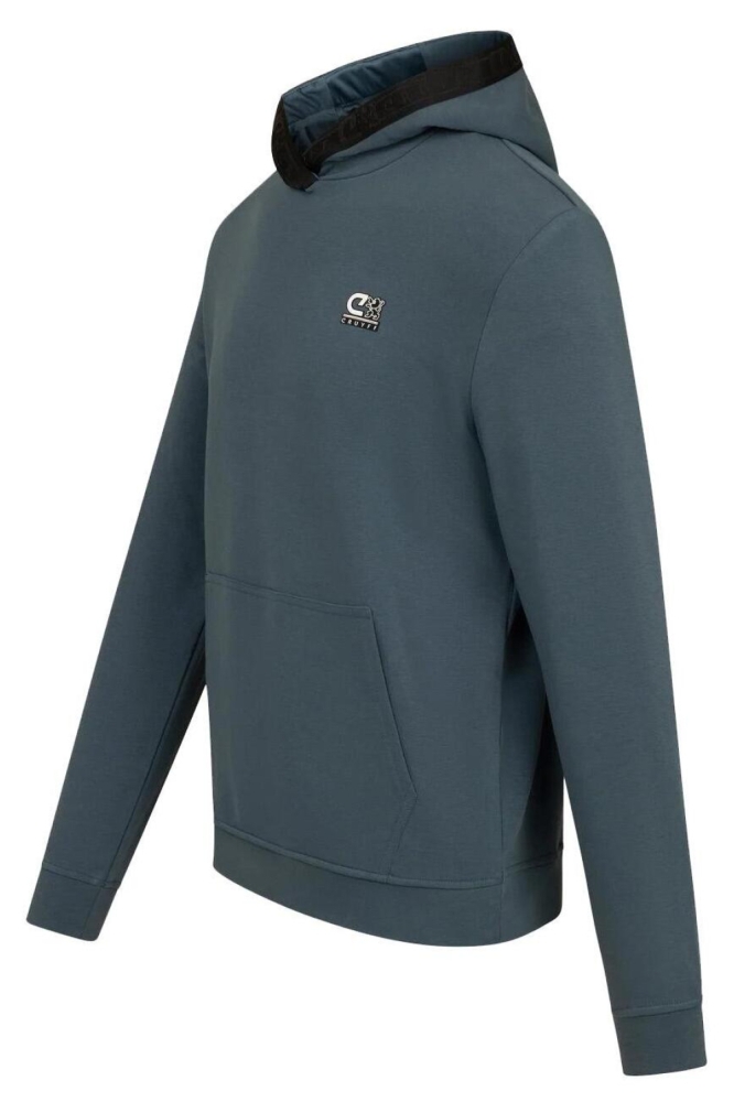 Cruyff blauwe heren sweater | Zijaanzicht