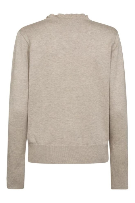 Freequent beige dames trui | Achteraanzicht