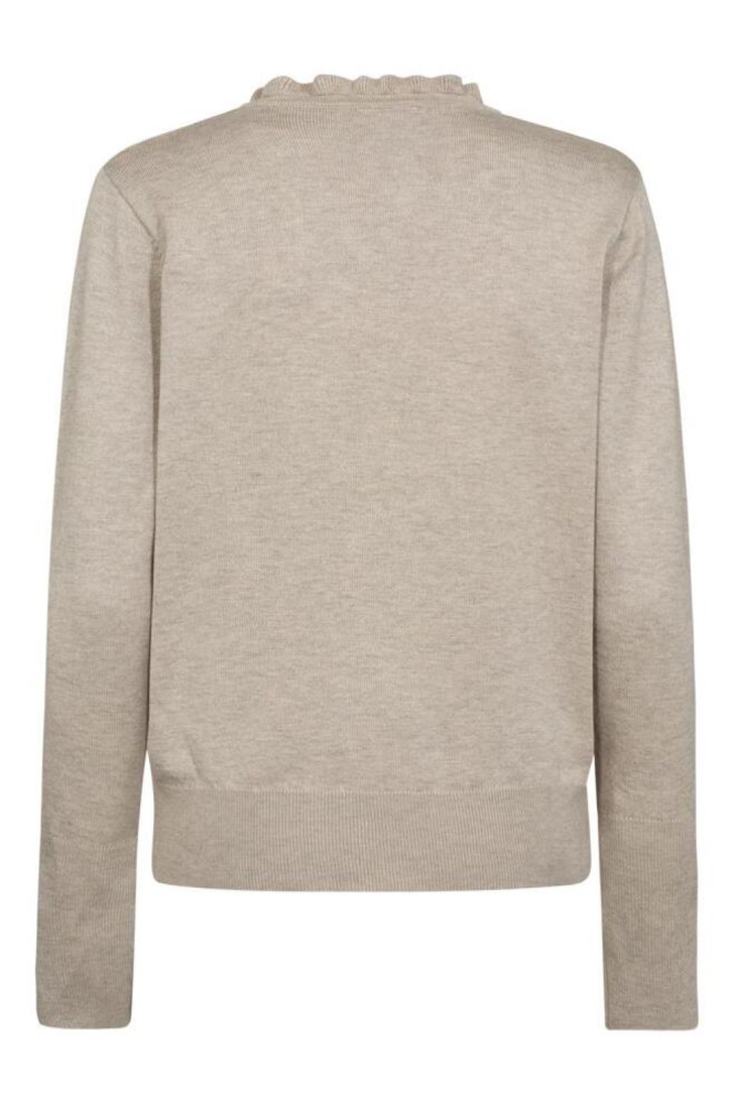 Freequent beige dames trui | Achteraanzicht