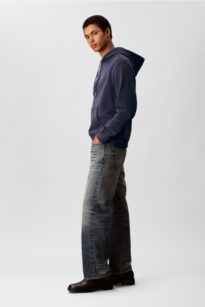 Calvin Klein blauwe heren sweater | Model