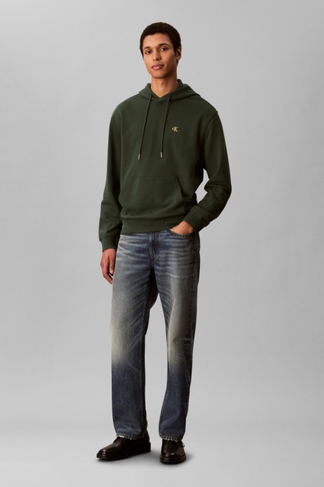Calvin Klein groene heren sweater | Model