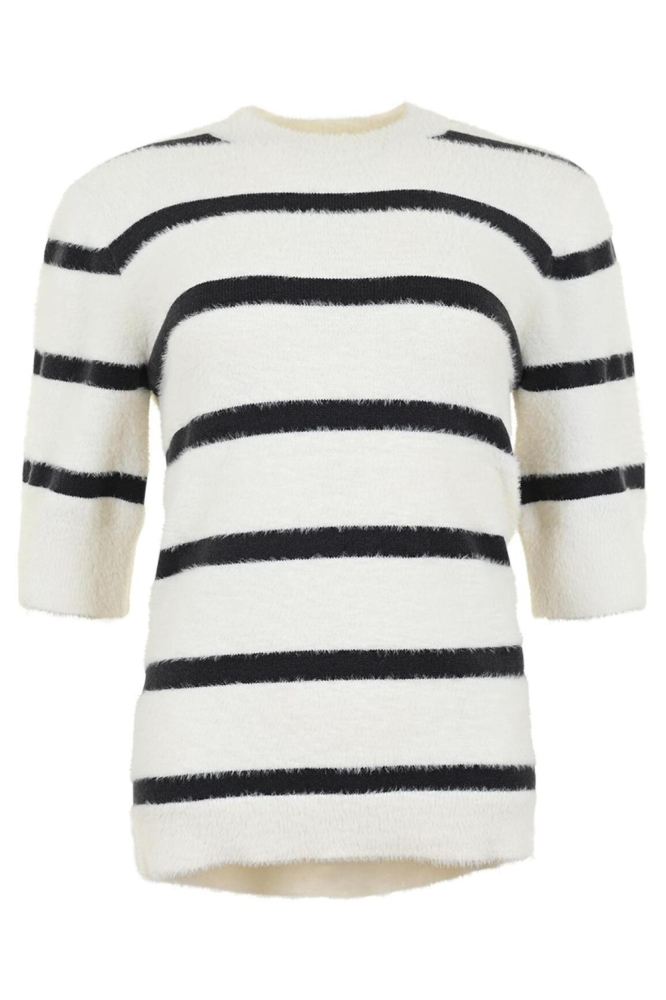 Maicazz ecru dames trui | Vooraanzicht