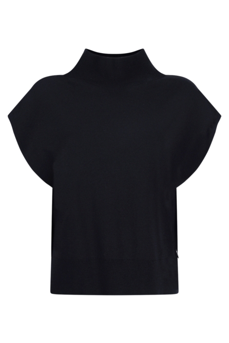 Juffrouw Jansen zwarte dames trui | Vooraanzicht