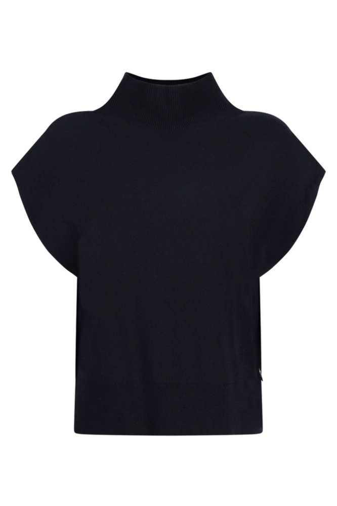 Juffrouw Jansen zwarte dames trui | Vooraanzicht