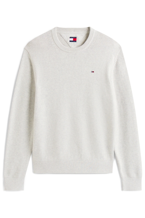 Tommy Jeans grijze heren trui | Vooraanzicht