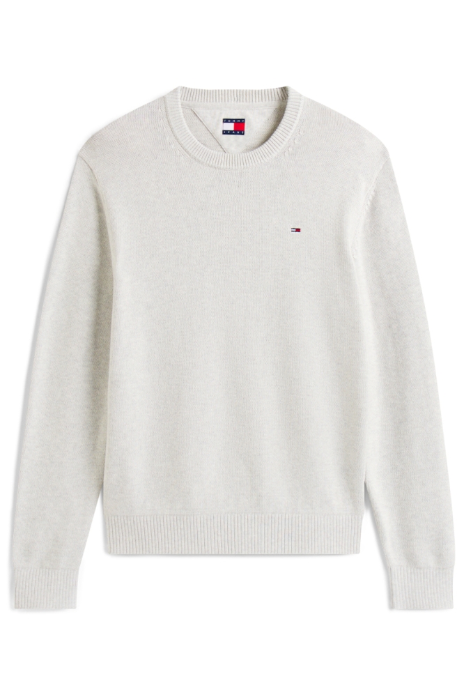 Tommy Jeans grijze heren trui | Vooraanzicht