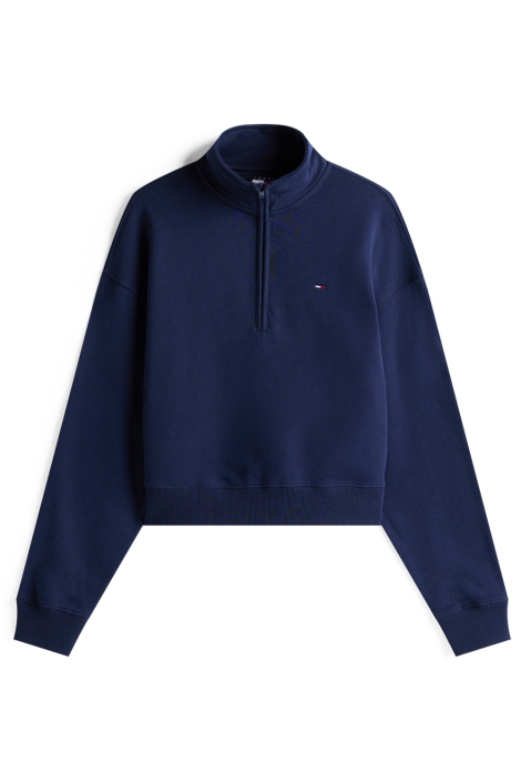 Tommy Jeans blauwe dames sweater | Vooraanzicht