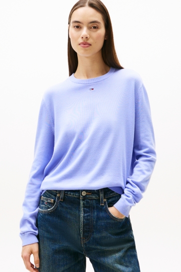 Tommy Jeans Trui TJW ESSENTIAL CREW S DW0DW20159 C5Z VINTAGE IRIS