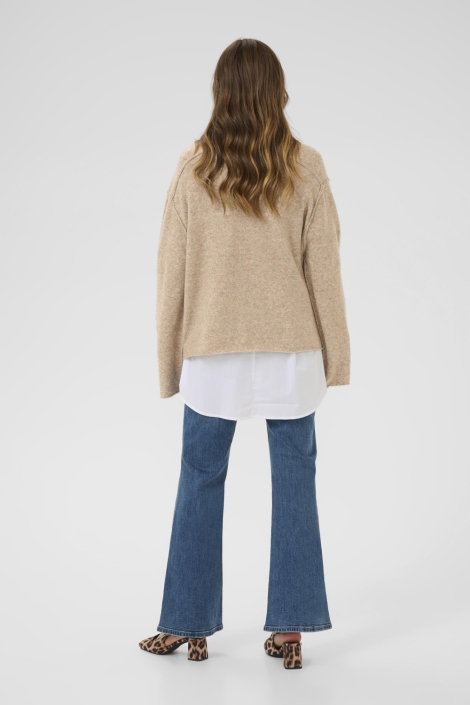 Culture camel dames trui | Model