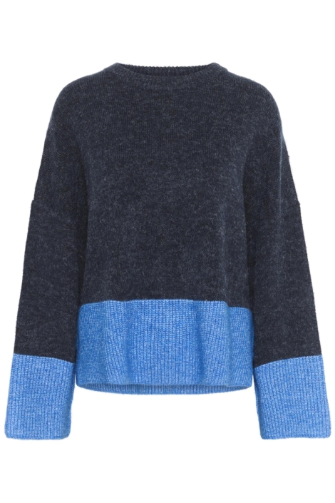 Culture blauwe dames trui | Vooraanzicht