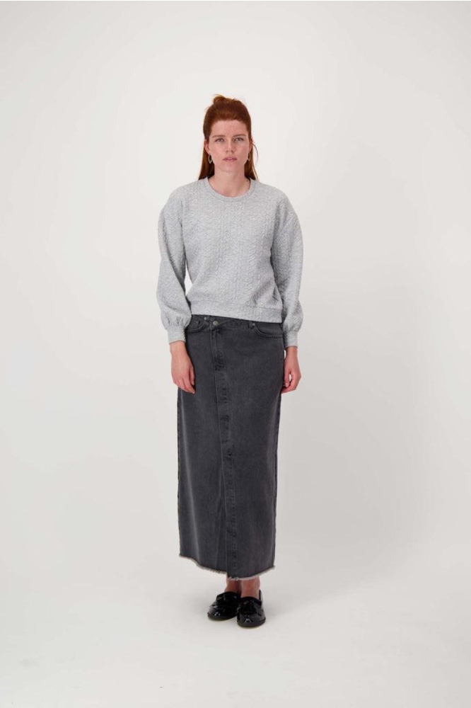 Zusss grijze dames trui | Model