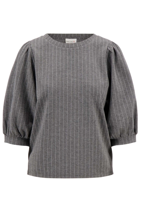 Zusss grijze dames t-shirt | Vooraanzicht