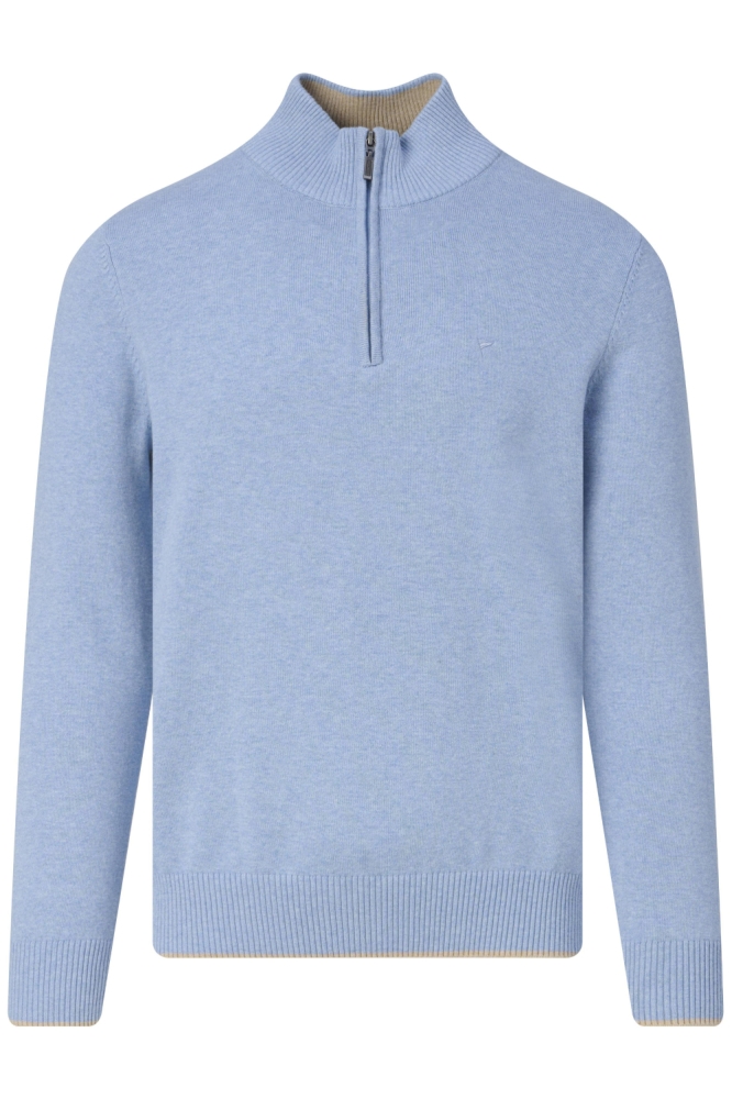 Campbell blauwe heren trui | Vooraanzicht