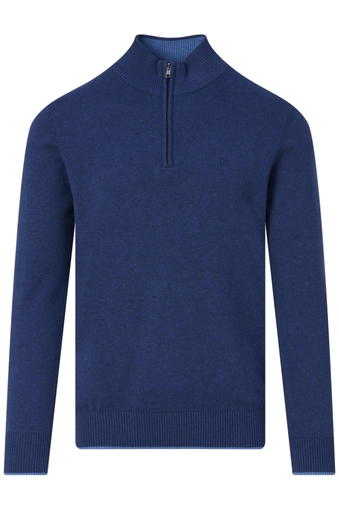 Campbell blauwe heren trui | Vooraanzicht