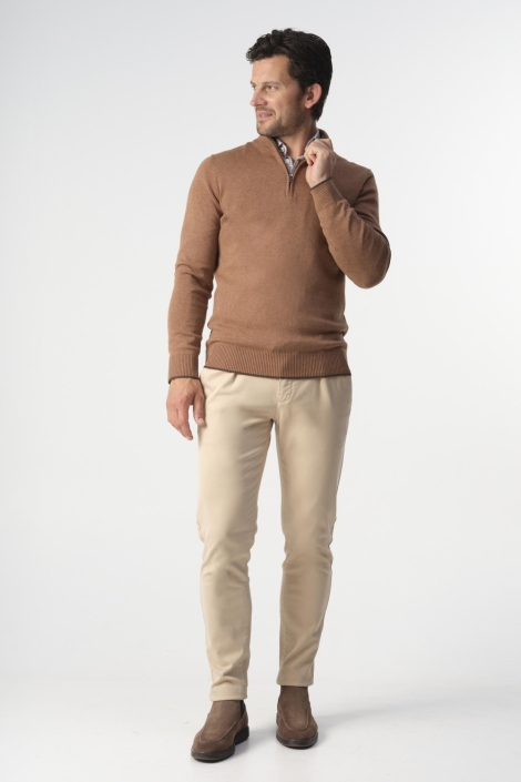 Campbell camel heren trui | Model