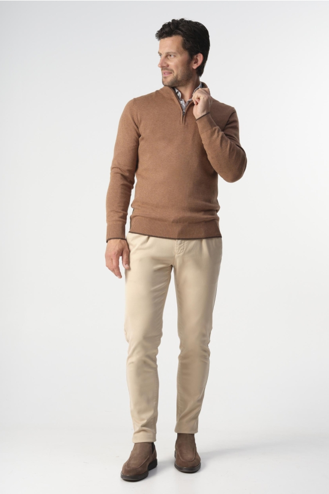 Campbell camel heren trui | Model