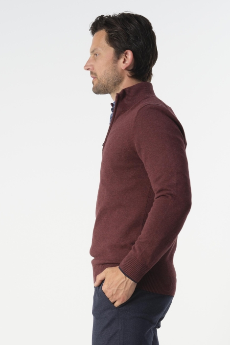 Campbell rode heren trui | Model zijaanzicht