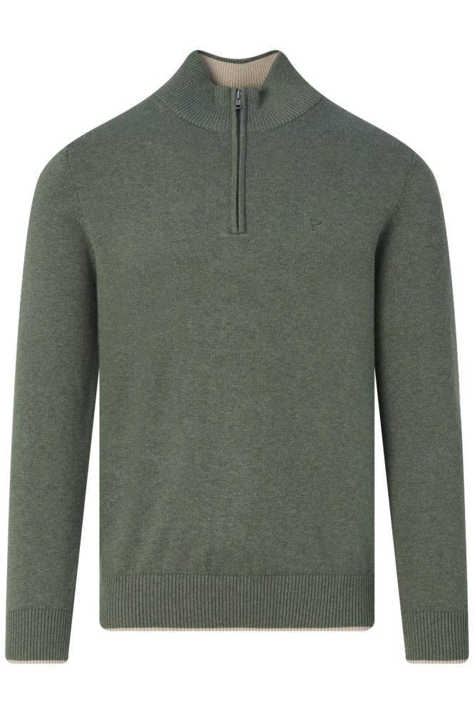 Campbell groene heren trui | Vooraanzicht