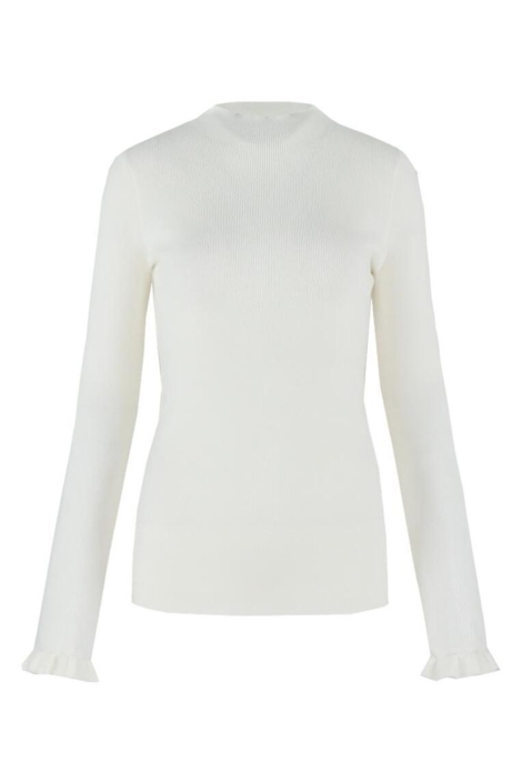 C&S The Label beige dames trui | Vooraanzicht