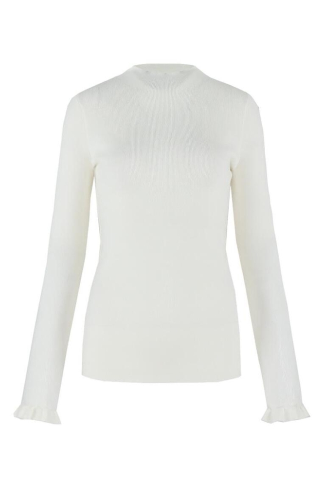 C&S The Label beige dames trui | Vooraanzicht