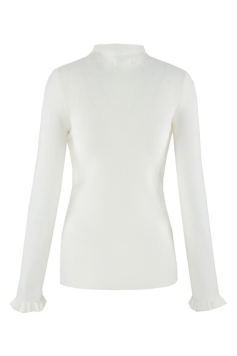 C&S The Label beige dames trui | Achteraanzicht