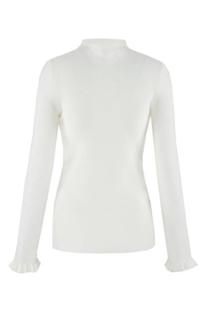 C&S The Label beige dames trui | Achteraanzicht