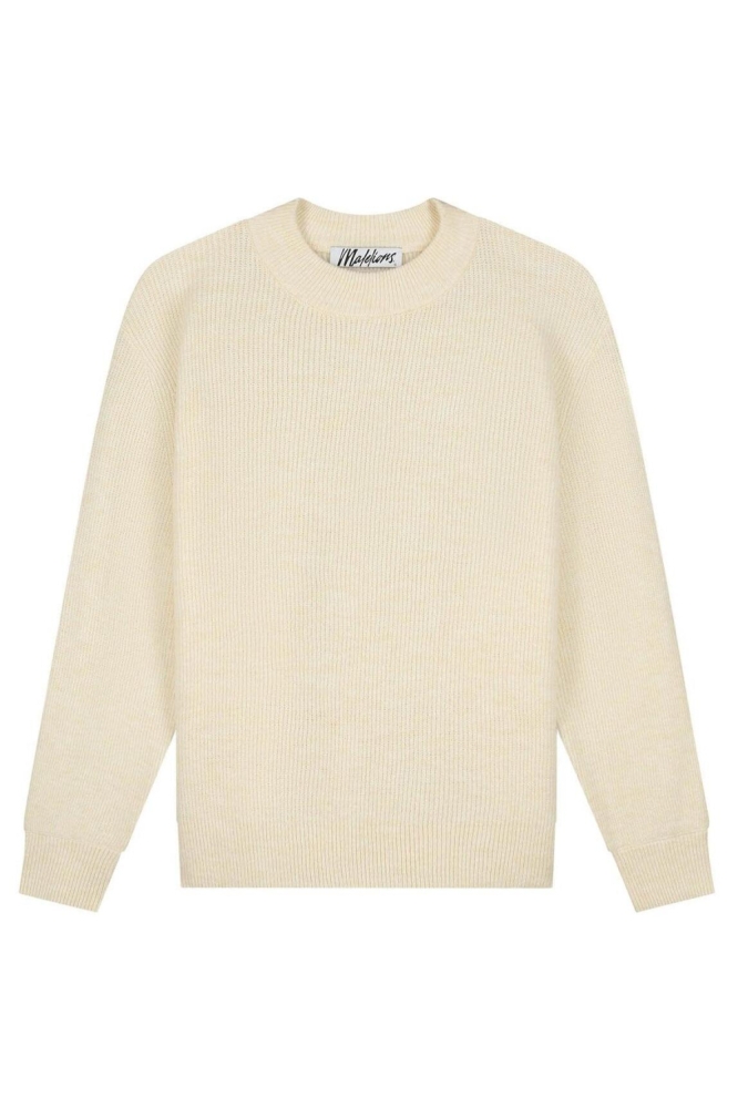 Malelions beige dames trui | Vooraanzicht