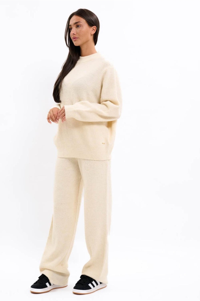 Malelions beige dames trui | Model