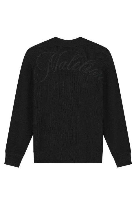 Malelions zwarte dames trui | Achteraanzicht