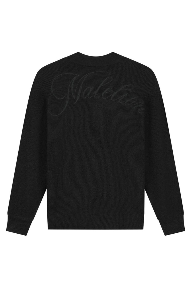 Malelions zwarte dames trui | Achteraanzicht