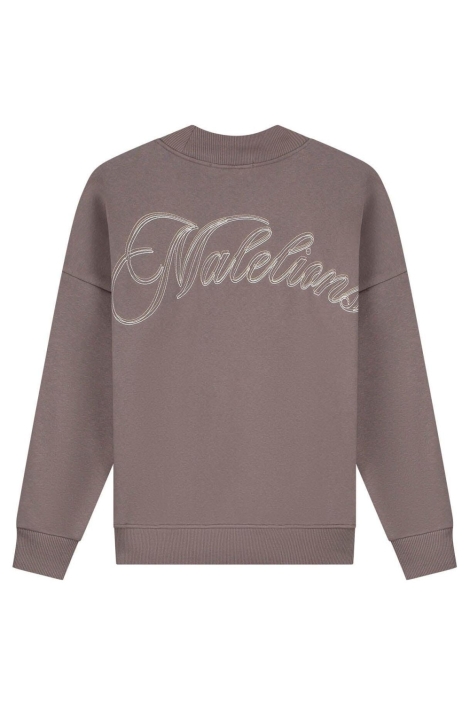 Malelions paarse dames sweater | Achteraanzicht