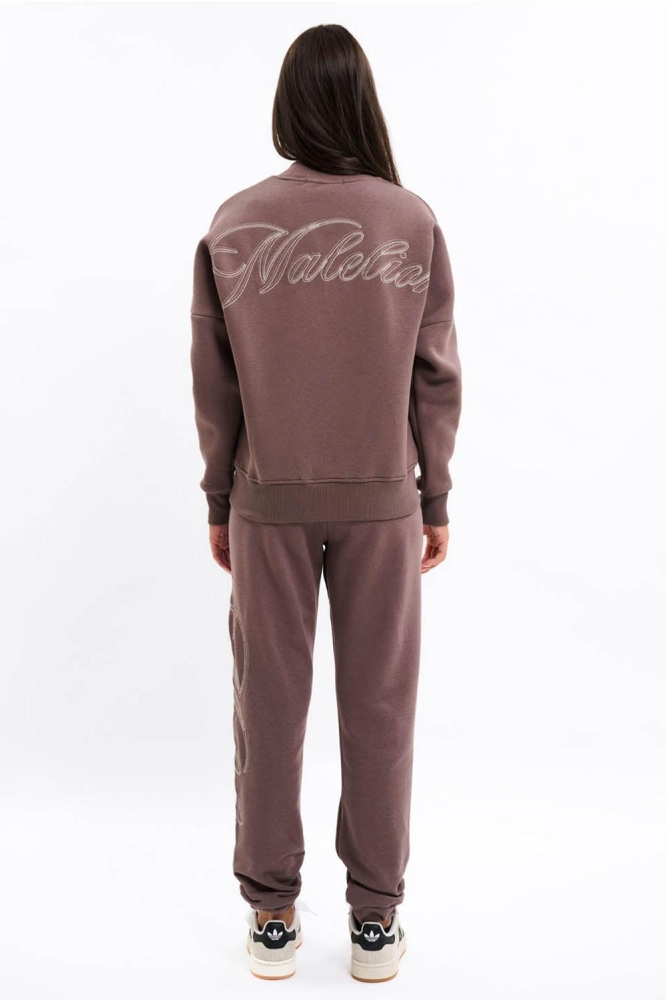 Malelions paarse dames sweater | Model