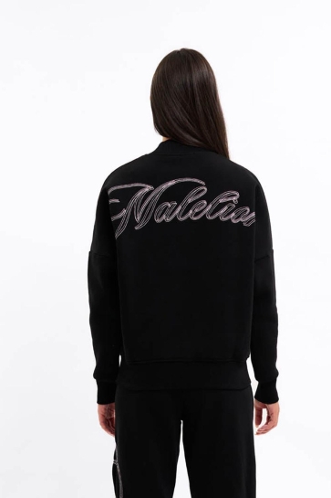 Malelions KYLIE SWEATER MD1 AW25 05 BLACK