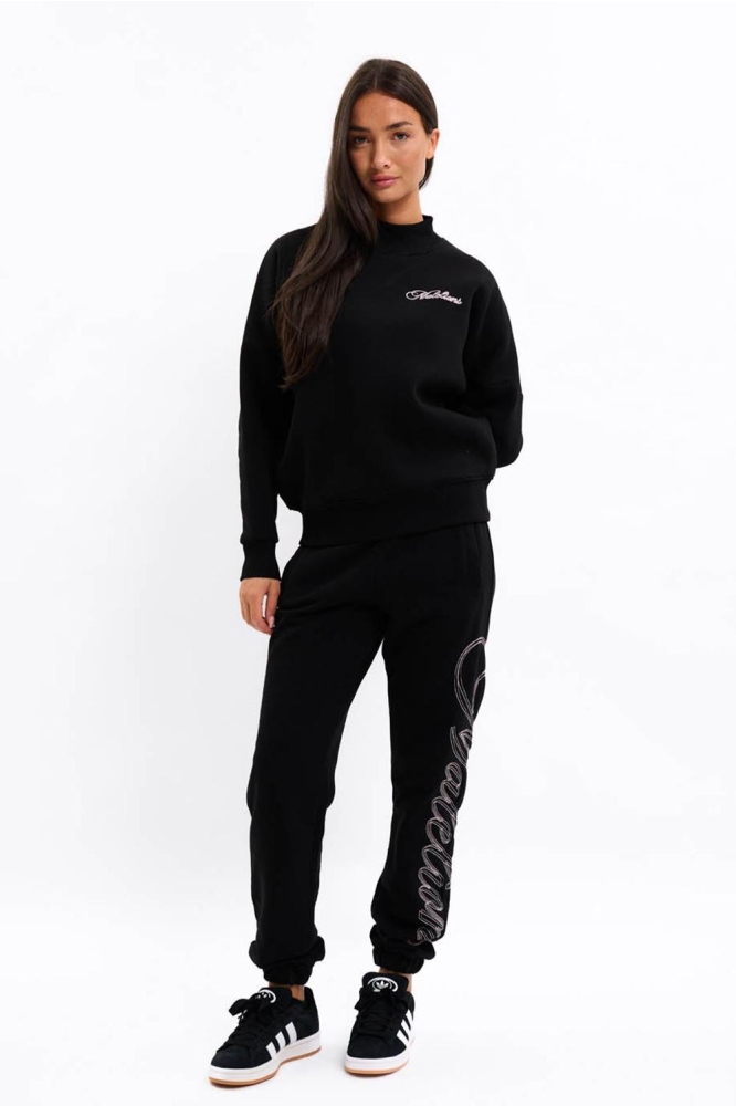 Malelions zwarte dames sweater | Model